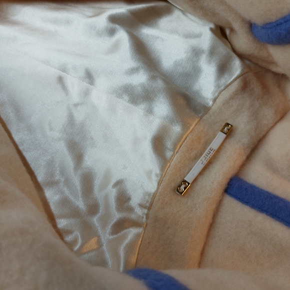 Vintage Shiff Ivory Wool Full Length Coat Size 8 - Picture 4 of 14